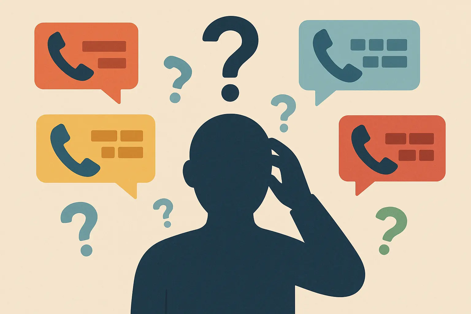 Multiple area codes dialing confusion