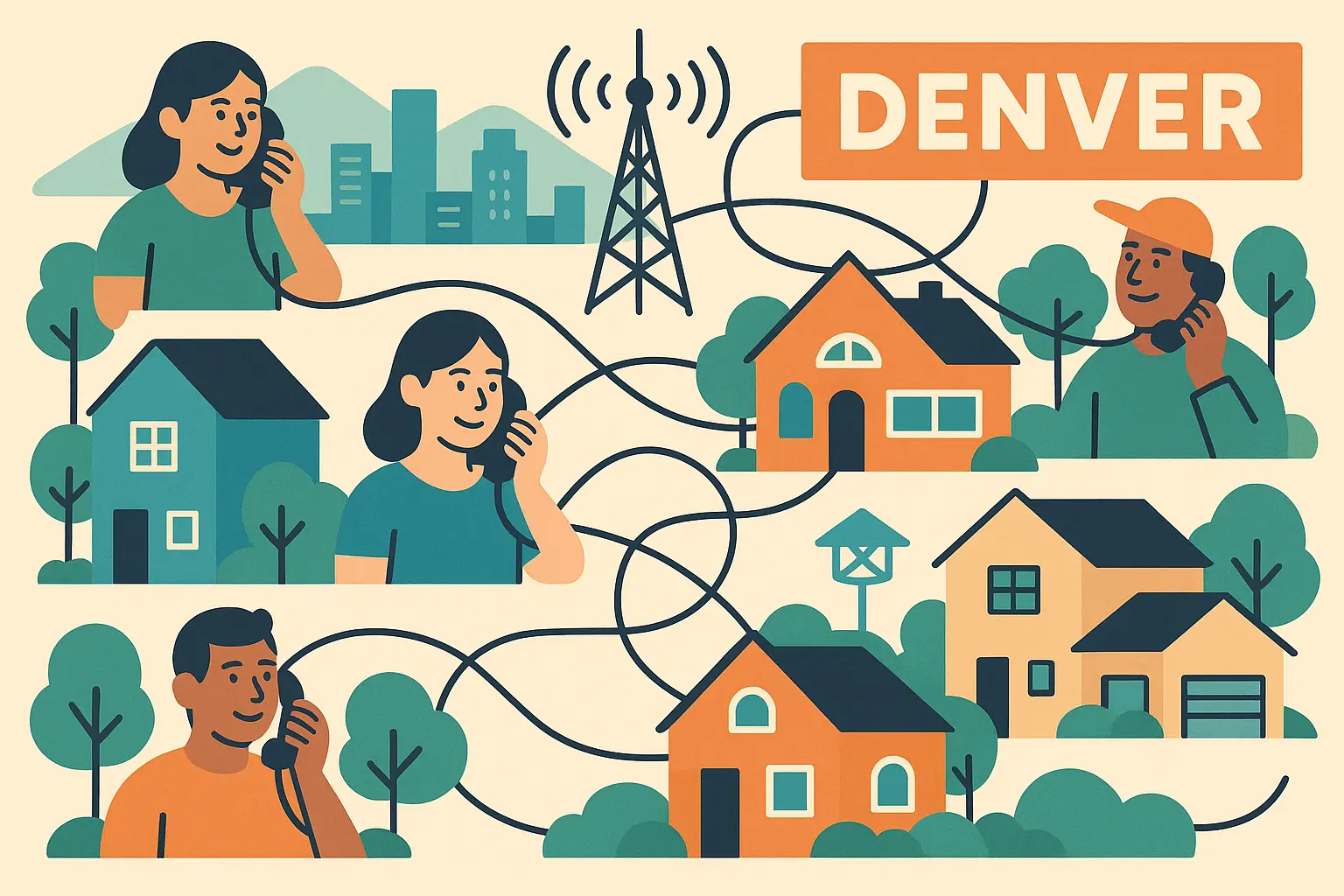Denver suburban communities with 303 area code