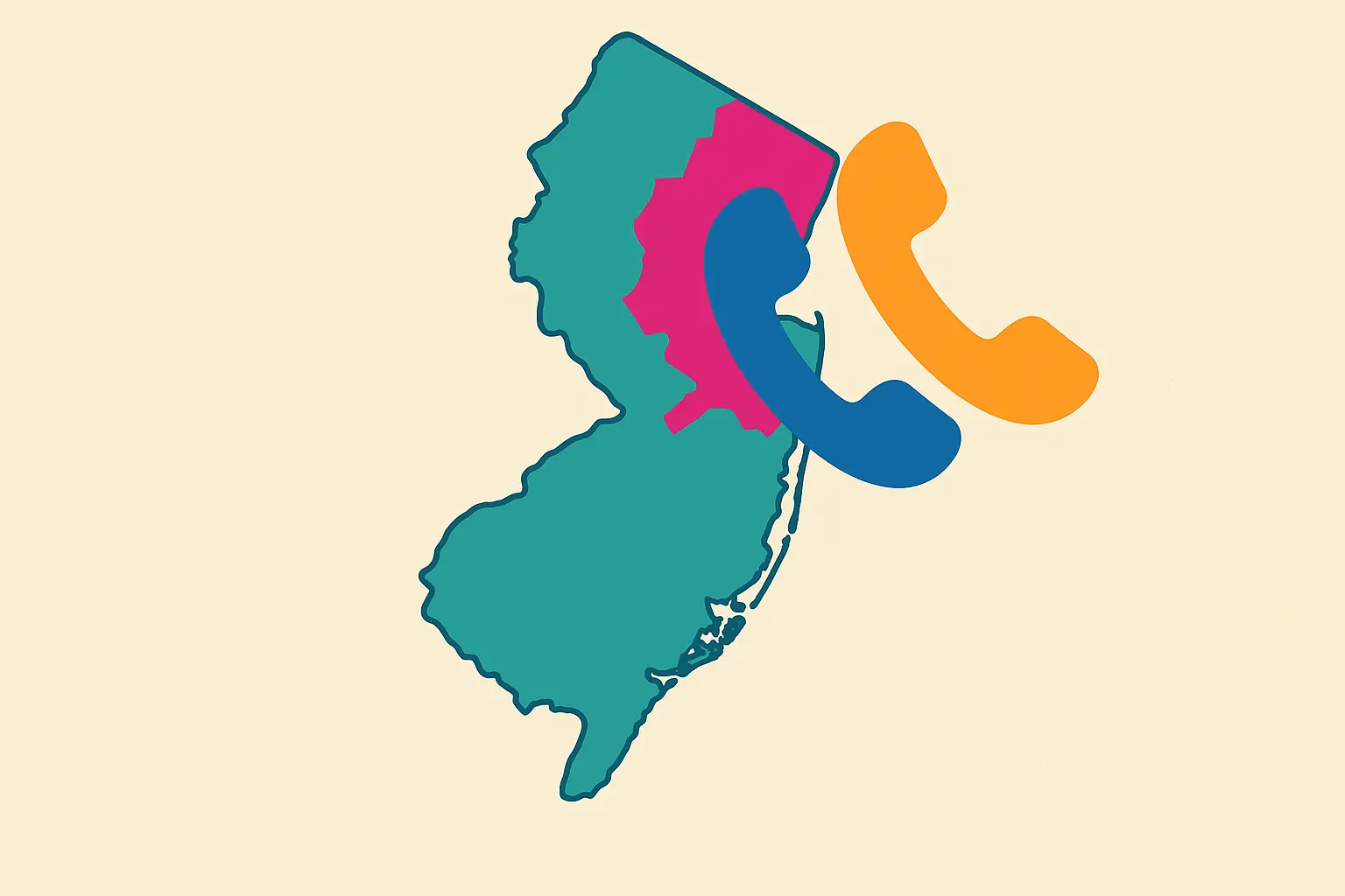 New Jersey area code overlay system
