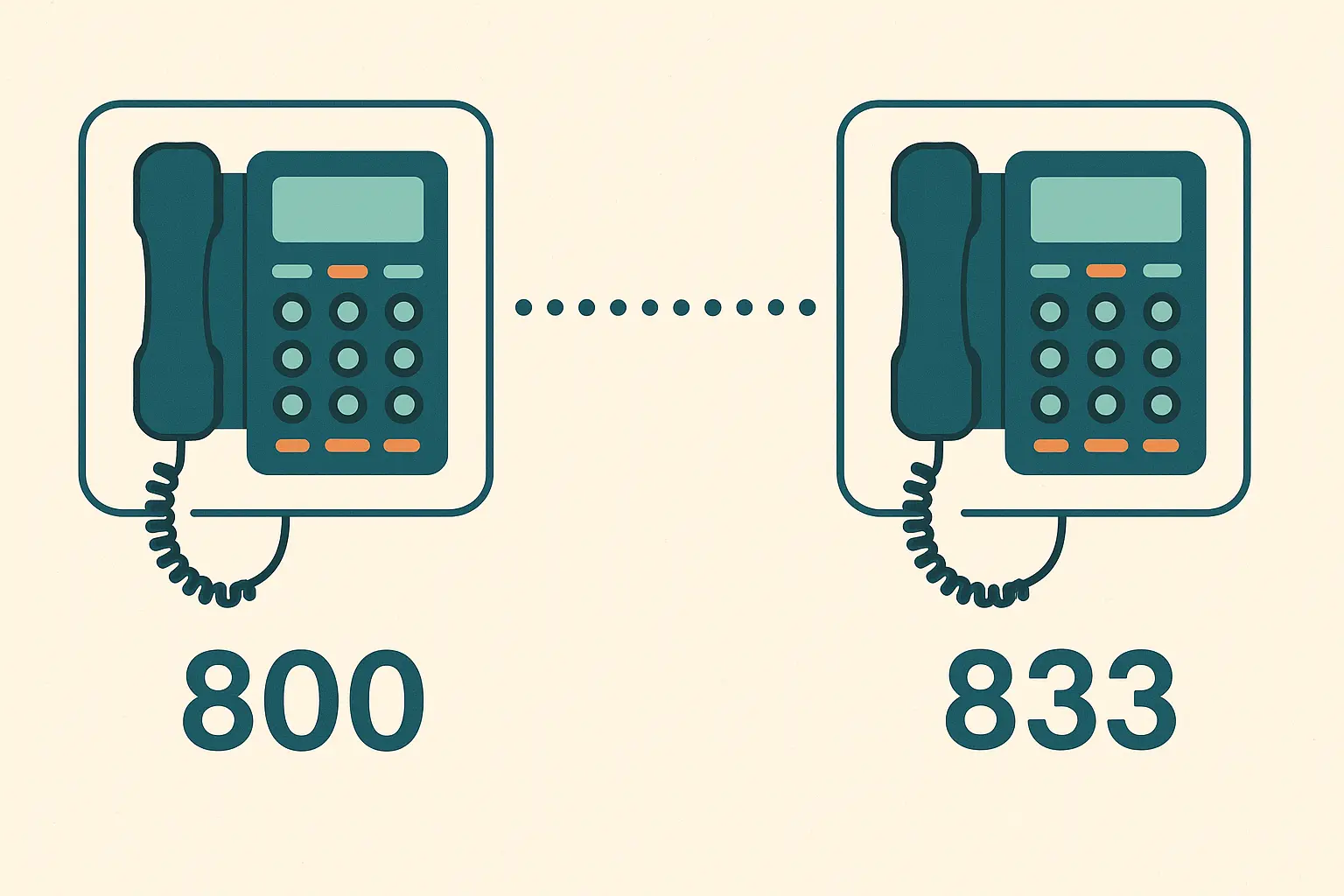 toll-free number system diagram