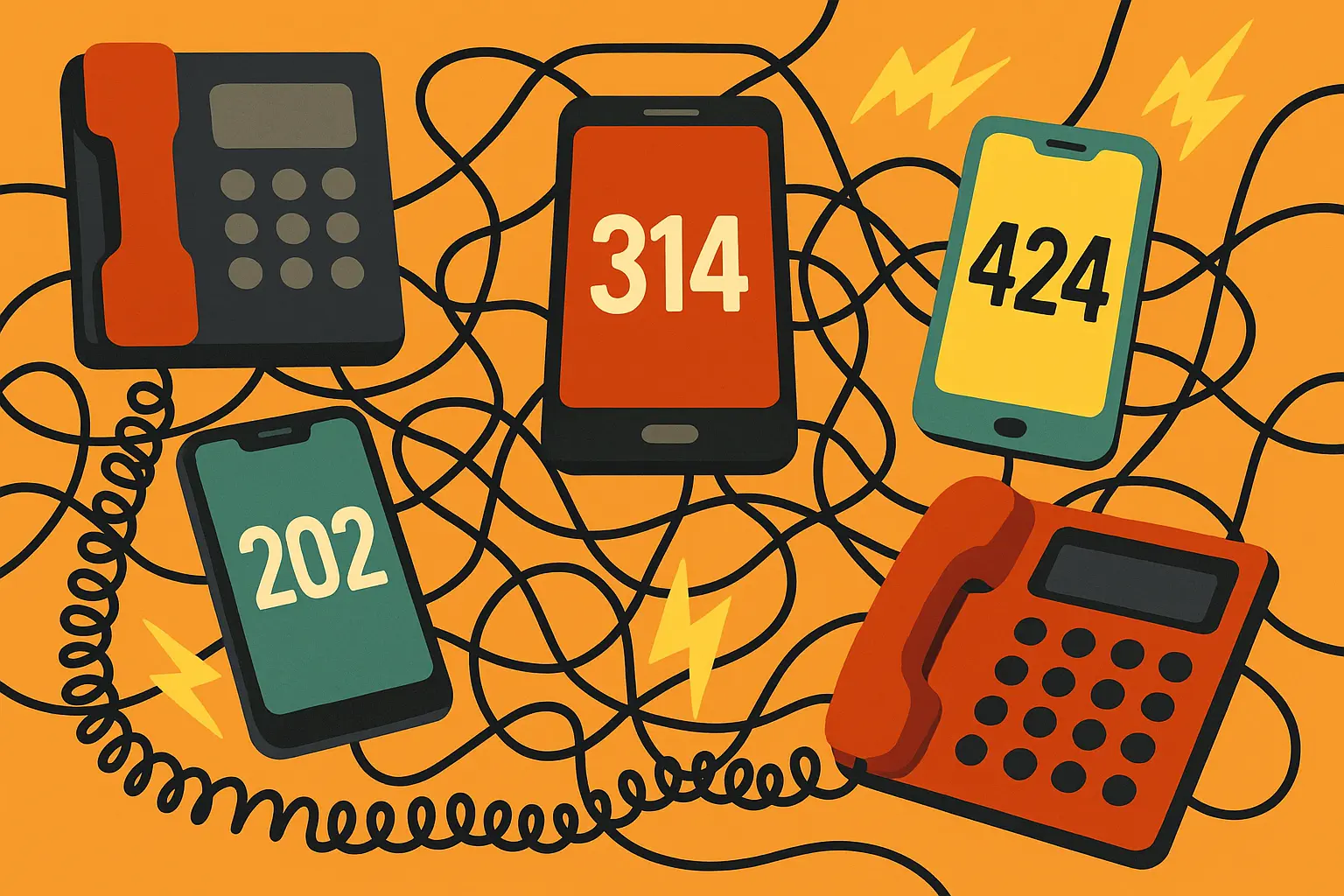 Houston multi-area code communication challenges