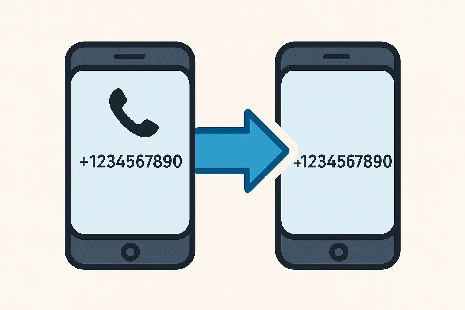 Phone number porting process