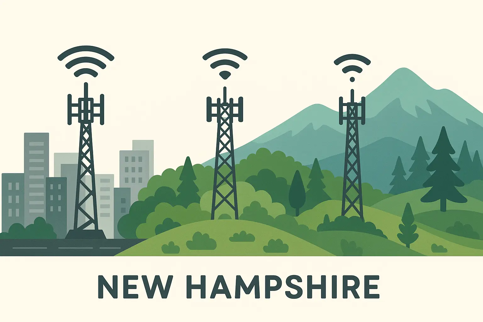 Major carrier network coverage New Hampshire