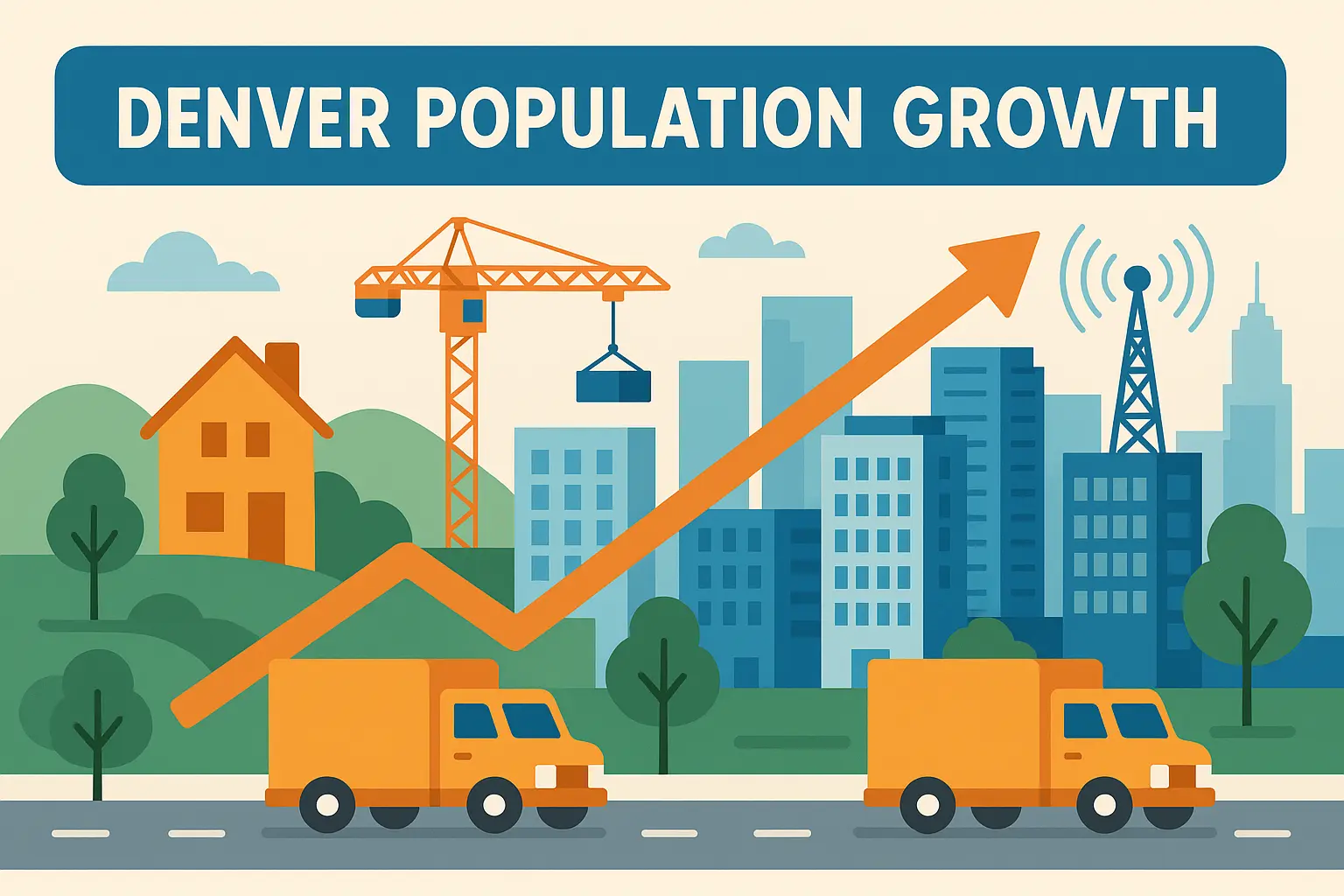 Denver population growth impact on phone services