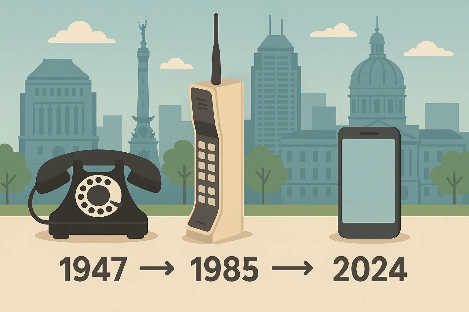 Historical timeline of 317 area code development