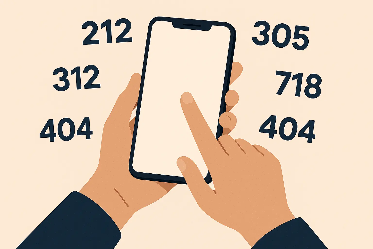 Phone number acquisition process