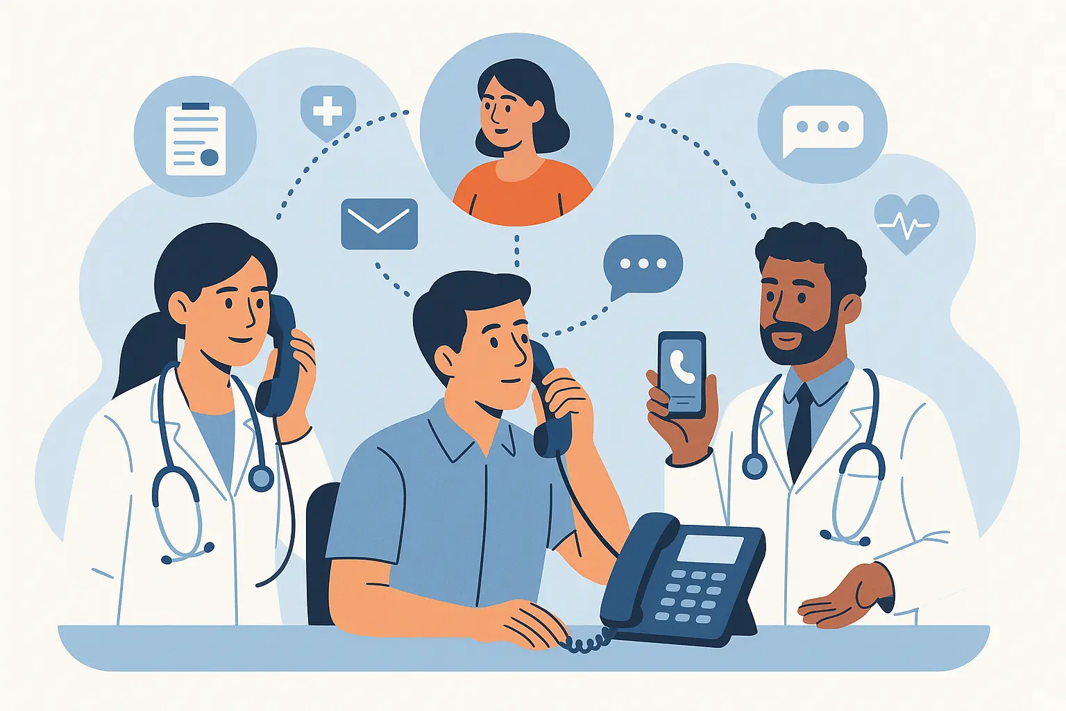 Healthcare digital communication systems