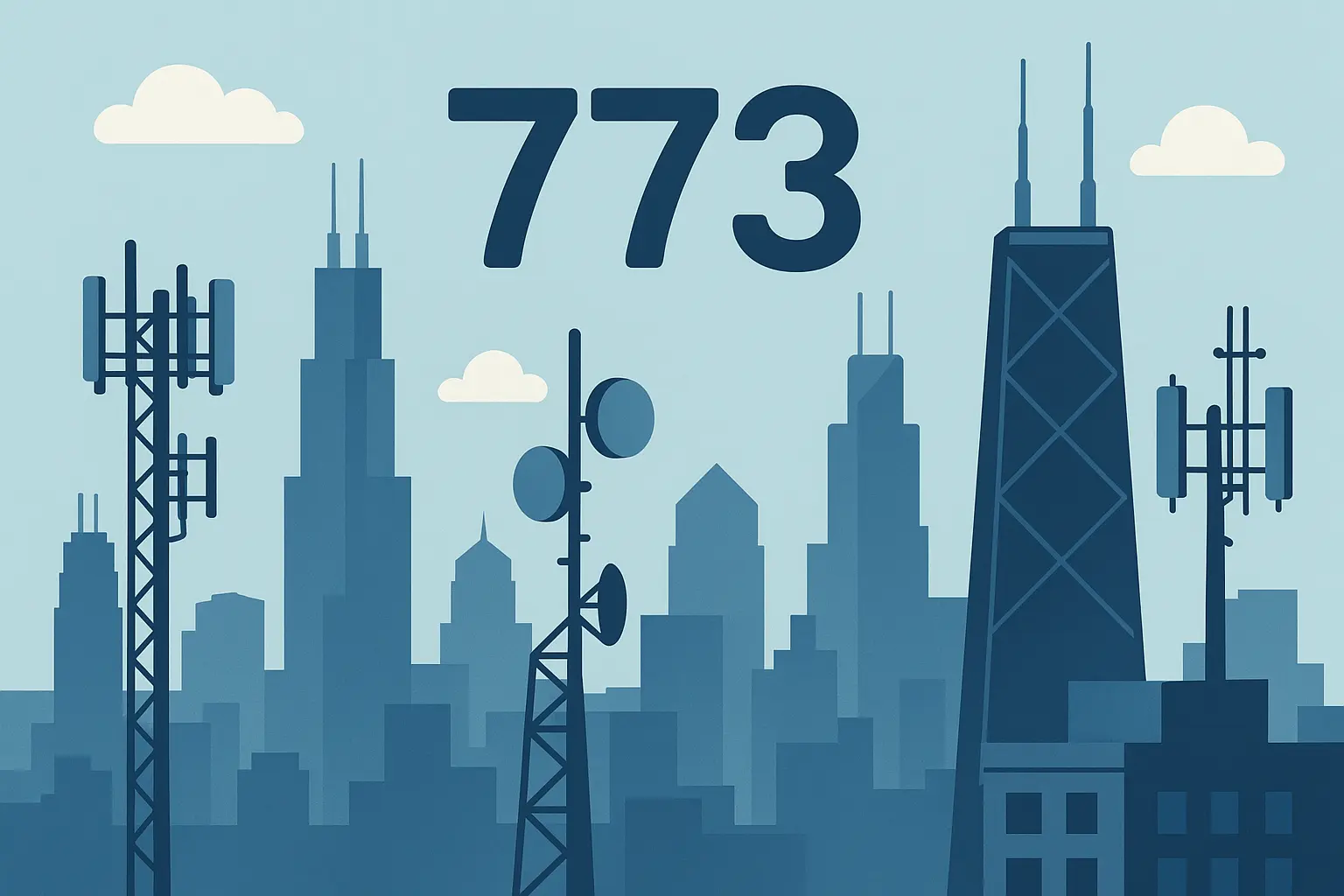 Chicago 773 area code map