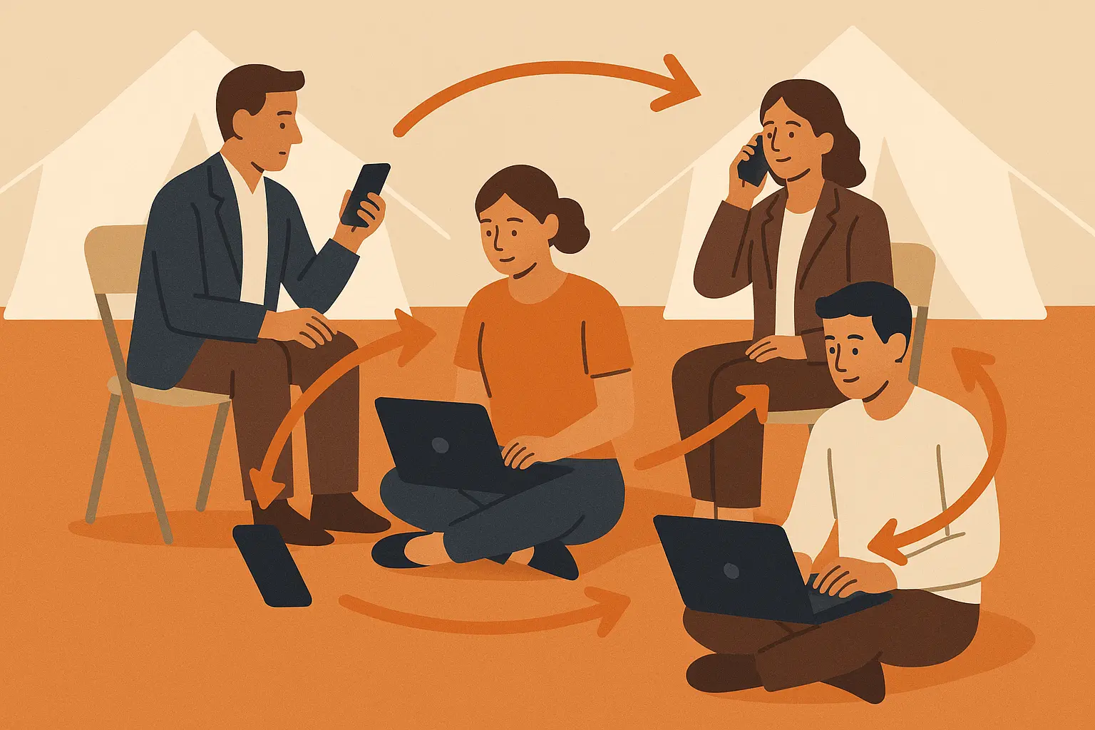 Remote communication management during evacuations