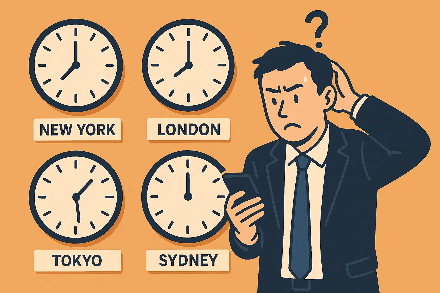 Time zone communication problems