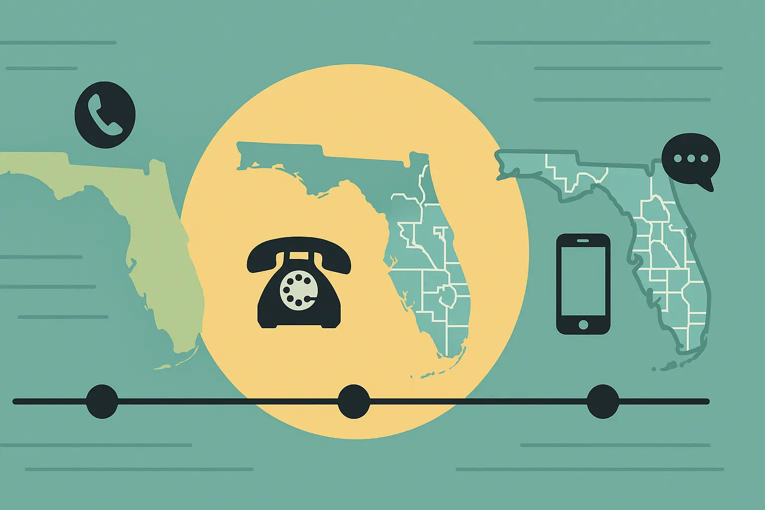 1988 Florida telecommunications area code split