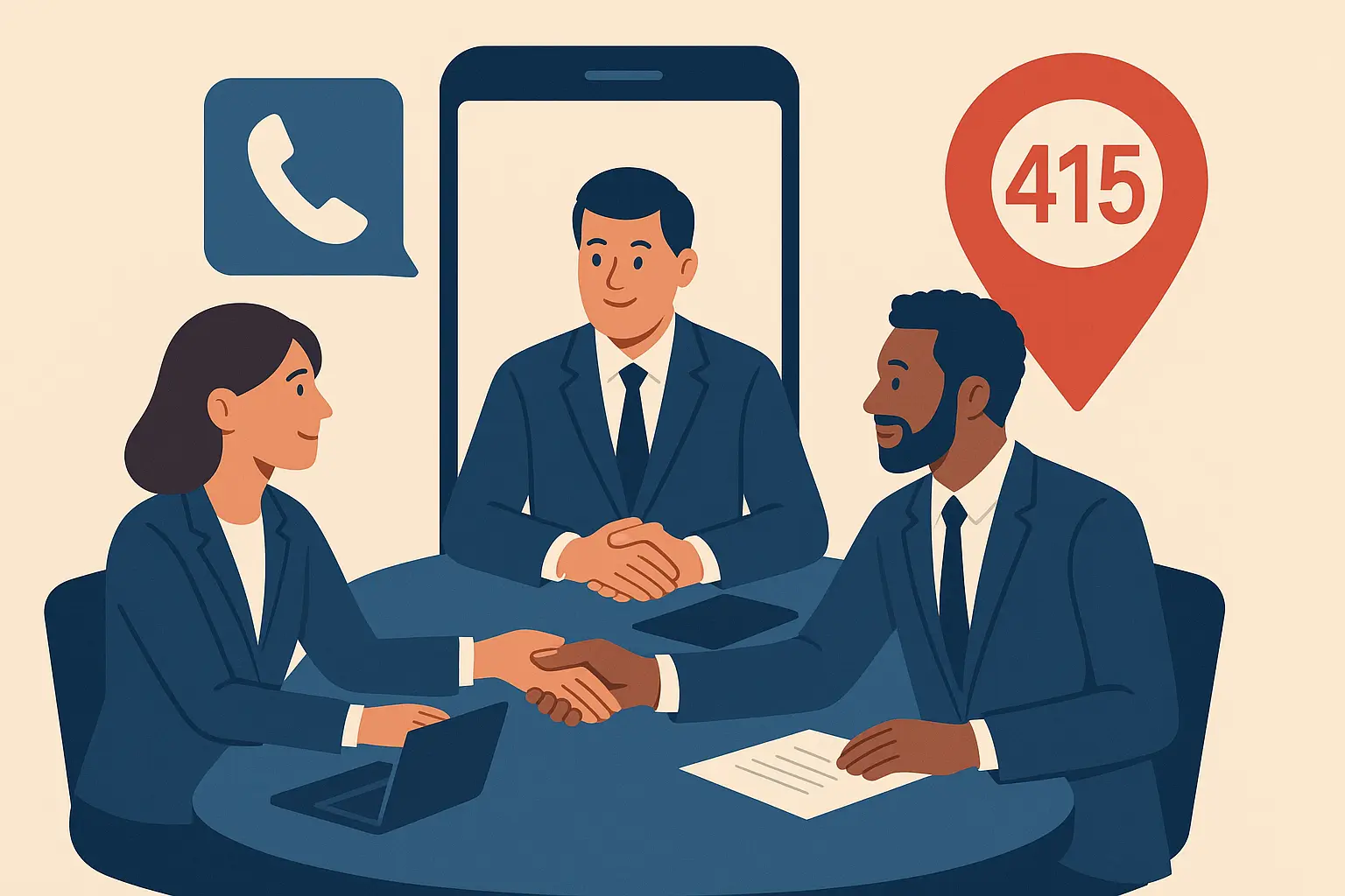 Professional services phone communication