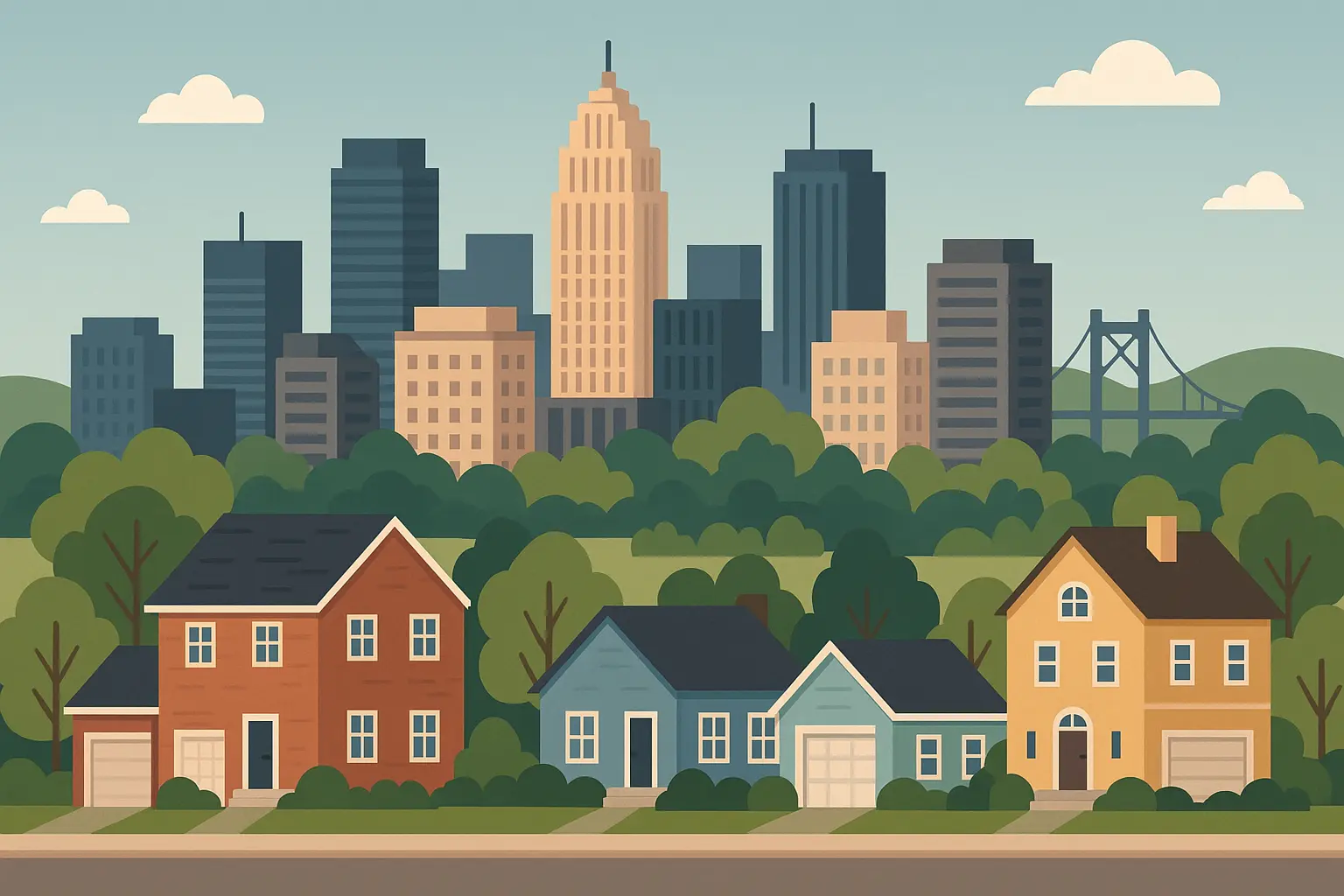 610 Area Code Urban and Suburban Mix