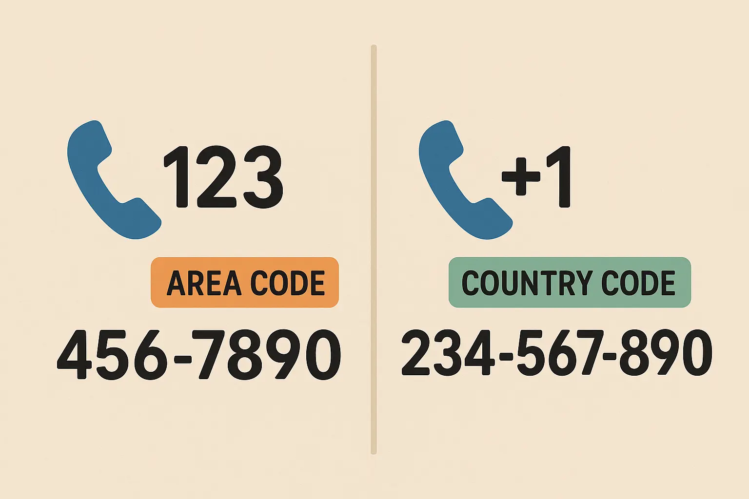 International dialing format for 951 area code